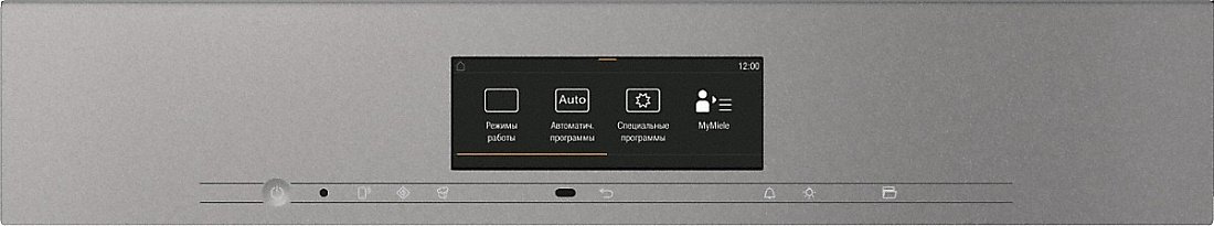 Духовой шкаф с СВЧ с фасадом без ручек Miele H 7840 BMX GRGR